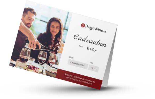 High Wine Cadeaubon €40