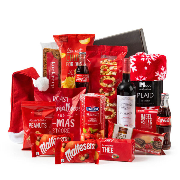 Rode Kerst kerstpakket van Gifts.nl