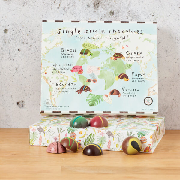 Single Origin Chocolate giftbox chocolade cadeau kerstpakket afbeelding 3 van Gifts.nl