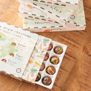 Single Origin Chocolate giftbox chocolade cadeau kerstpakket afbeelding 4 van Gifts.nl