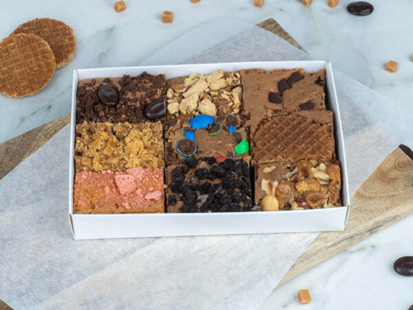 Sweetbox - Mini brownie proeverij brievenbus cadeau van Gifts.nl