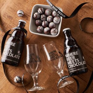 Where Beer Meets Chocolate chocolade cadeau kerstpakket afbeelding 3 van Gifts.nl