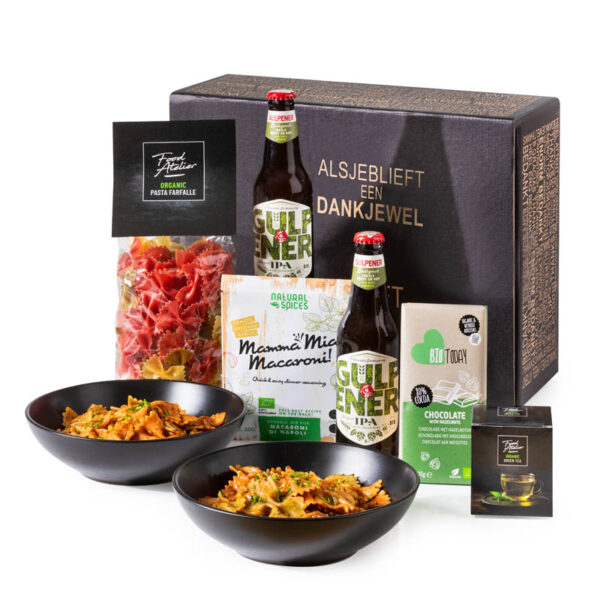 Bio Pasta kerstpakket van Gifts.nl